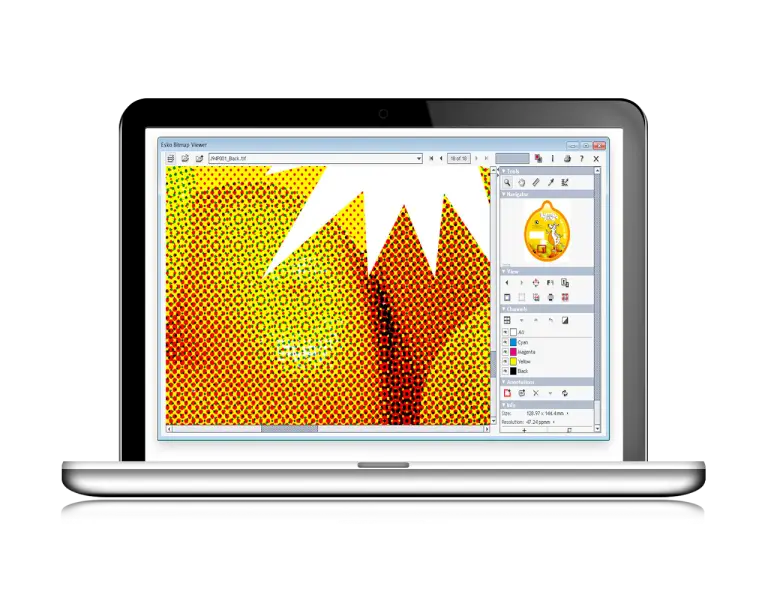 Photo of laptop showing Imagine Engine