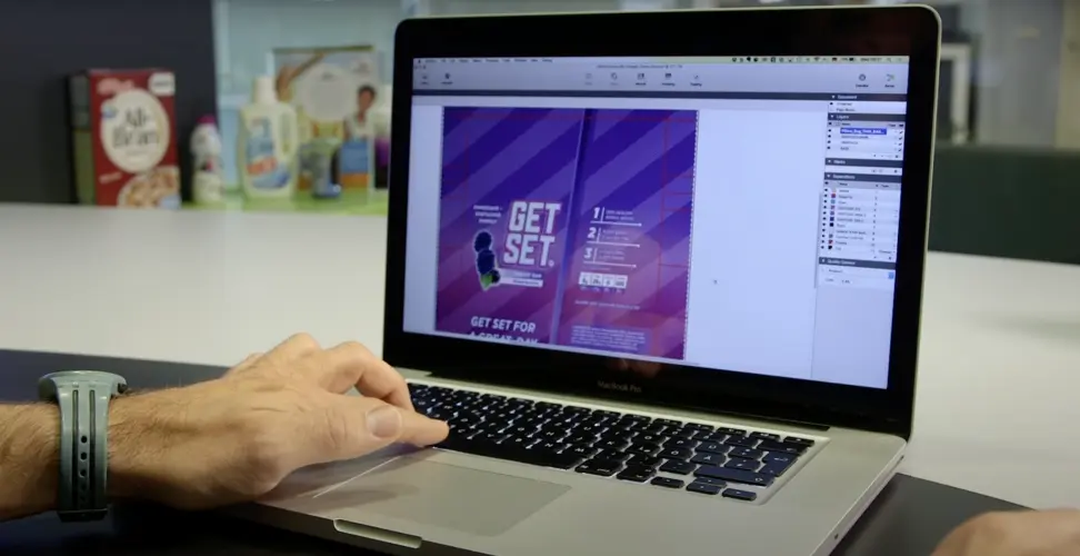 Photo of laptop displaying ArtPro+