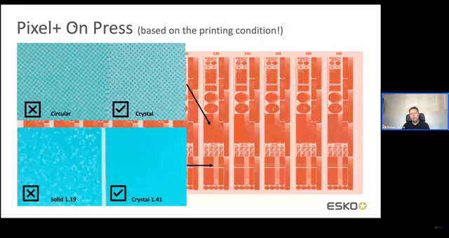 Screenshot of Pixel+ On Press