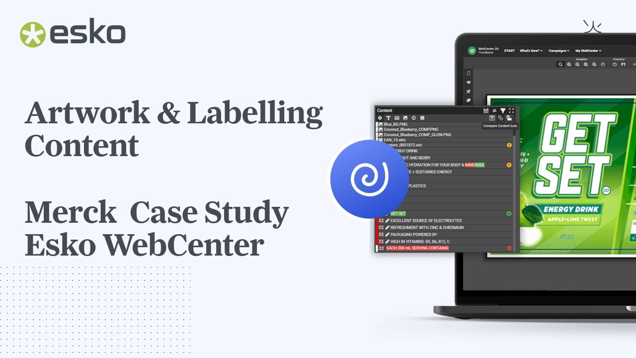 Thumbnail for the webinar replay titled, "Artwork and Labelling Content Merck Case Study"