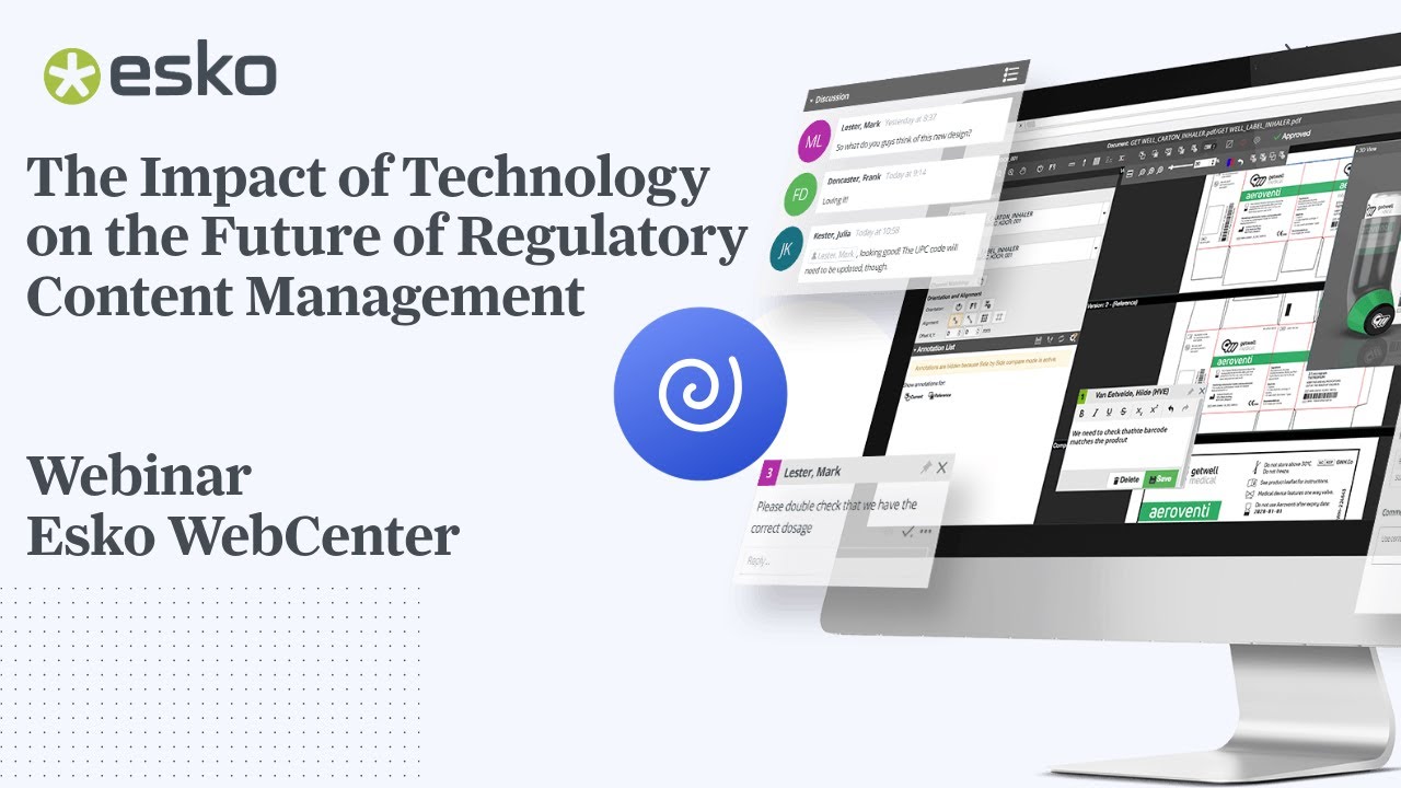Thumbnail for the webinar replay titled, "The Impact of Technology on the Future of Regulatory Content Management"