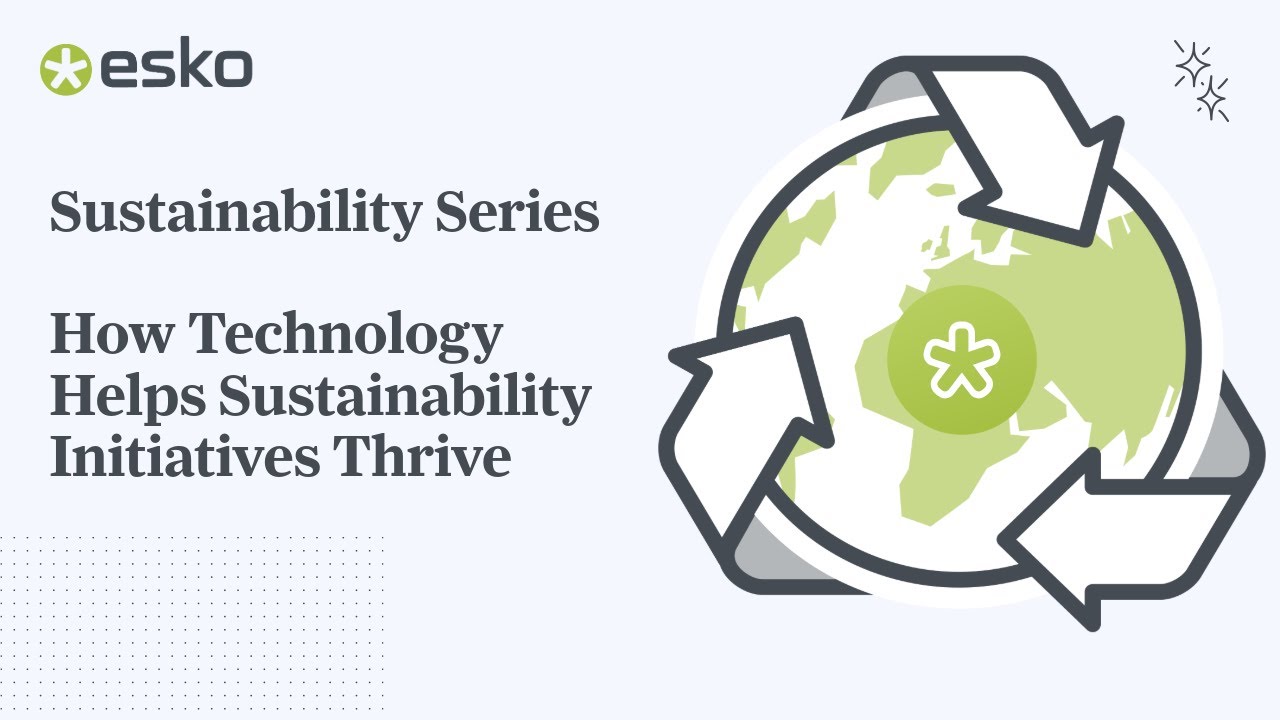 Thumbnail for webinar replay titled, "How Technology Helps Sustainability Initiatives Thrive"