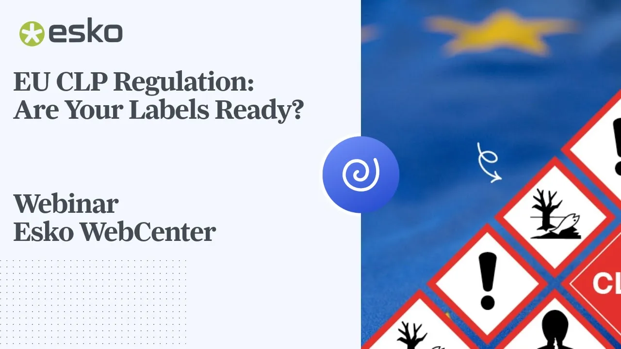 Thumbnail for webinar replay titled, "EU CLP Regulation: Are Your Labels Ready?