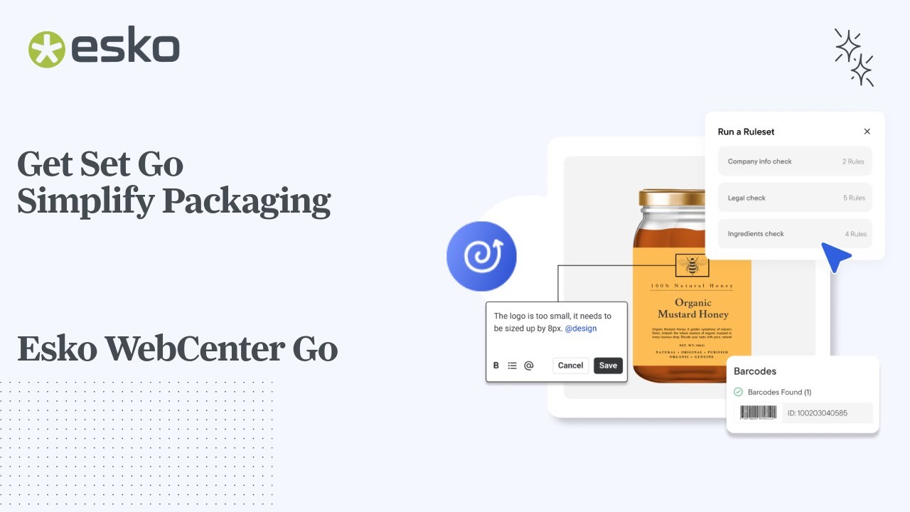 Image for webinar replay titled, "Get Set Go: Simplify Packaging with Esko’s Latest Solution"